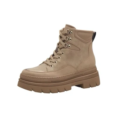 Afbeelding van Marco Tozzi Dames Bootie Laced 2 26297 43 Modelaarzen, Taupe Comb, 40 EU, Kam, EU