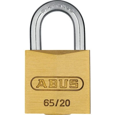 Afbeelding van Abus 65/20 messing hangslot verschillend sluitend 20 mm