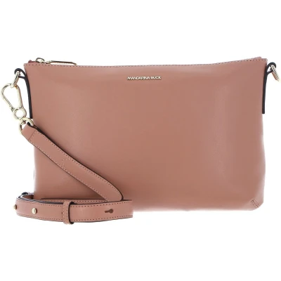 Afbeelding van MANDARINA DUCK Leren Schoudertas Luna Pochette Desert Sand Oud roze