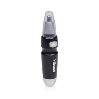 Afbeelding van Neushaartrimmer Tristar TR 2571 Neustrimmer Mannen Draadloos Neus en oortrimmer inclusief beschermkap Zwart