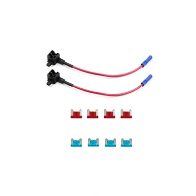 Afbeelding van KOLACEN Automotive Auto Truck 2 Stuks 16 Gauge Add a circuit Zekering TAP Adapter voor Low profile Mini Blade Type + 8 Laag Profiel 10Apm 15Apm