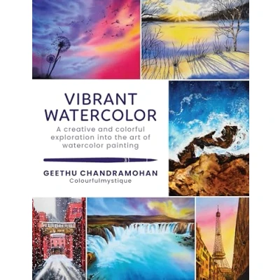 Afbeelding van Vibrant Watercolor: A creative and colorful exploration into the art of watercolor painting (Volume 2)
