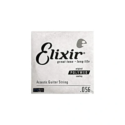 Afbeelding van Elixir® Strings 80/20 bronzen losse snaar voor akoestische gitaar met POLYWEB® Coating (.056)