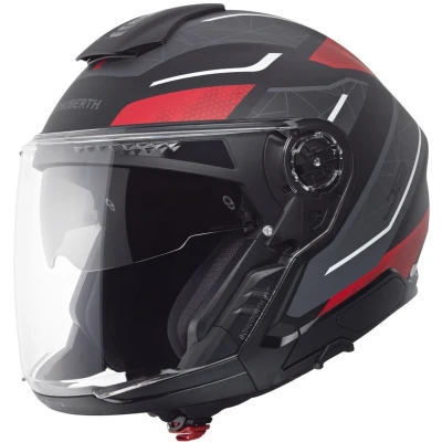 Afbeelding van Schuberth J2 Sigma Jet Helm, zwart grijs rood, afmeting L voor man