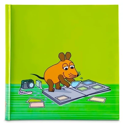 Afbeelding van Hama Fotoalbum Jumbo &quot;DieMaus&quot; 30x30 cm (fotoboek met 80 witte pagina&#039;s, album voor 320 foto&#039;s om zelf vorm te geven en in plakken, verzending de muis, kinderfoto&#039;s, babyalbum) groen