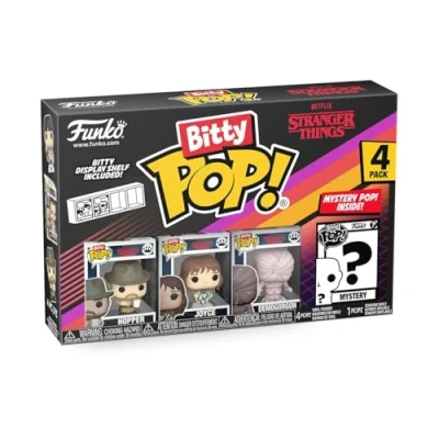 Afbeelding van FUNKO BITTY POP: STRANGER THINGS SEASON 1 HOPPER 4PK.