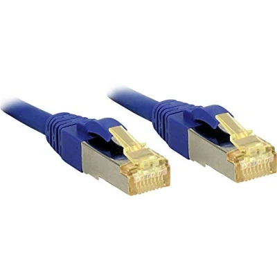 Afbeelding van LINDY 47280 RJ45 Netwerkkabel, patchkabel CAT 6a (losse kabel 7) S/FTP 3.00 m Blauw Snagless 1 stuk(s)