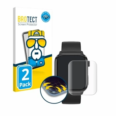 Afbeelding van BROTECT Full Cover Screen Protector voor ICE Watch smart 2.0 1.96&quot; (2 Stuks) Schermbeschermer, 3D Curved