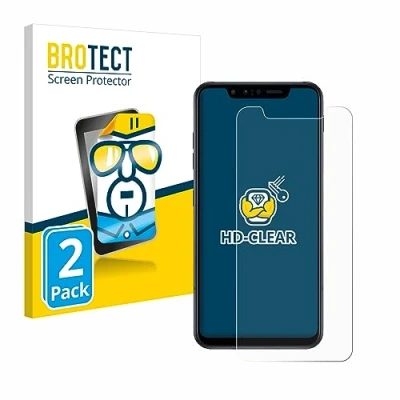 Afbeelding van BROTECT (2 Stuks) Schermbeschermer voor LG G8s ThinQ Screen Protector Transparant