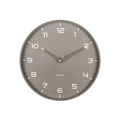 Afbeelding van Karlsson Wandklok Orgullo Donker Grijs Ø40cm Nice thingZ