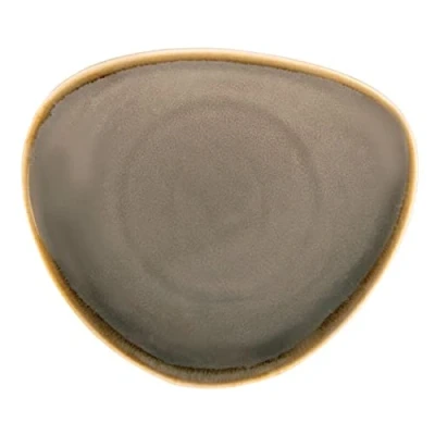 Afbeelding van Olympia driehoekige borden grijs 16,5cm (6 stuks)
