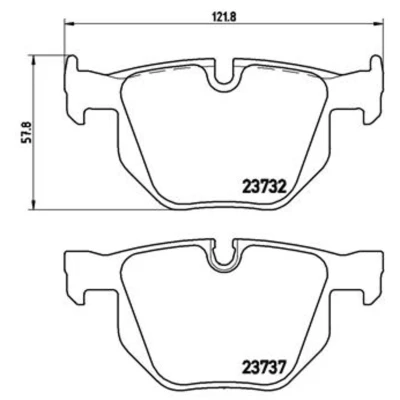 Afbeelding van Brembo Remblokset P 06 033