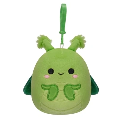 Afbeelding van Squishmallows 3,5&quot; Clip On Trenton De Bidsprinkhaan