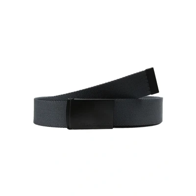 Afbeelding van Urban Classics Single Riem, Heren, Maat: One Size, Charcoal/black