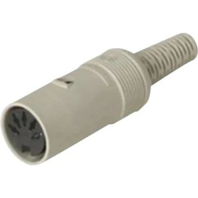 Afbeelding van Hirschmann 931 519 517 1 DIN connector Bus, recht Aantal polen: 8 Grijs stuk(s)