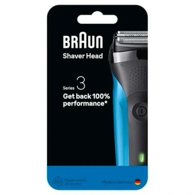 Afbeelding van Braun Serie 3 Elektrisch scheerapparaat, origineel vervangend hoofd, Get Back 100% prestaties, compatibel met Series scheerapparaten, 21B