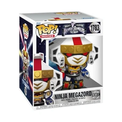 Afbeelding van Funko Pop! Super: Mighty Morphin Power Rangers Ninja Megazord Metallic Movie Vinylfiguur om te verzamelen Cadeau idee Officiële Merchandising Filmfans