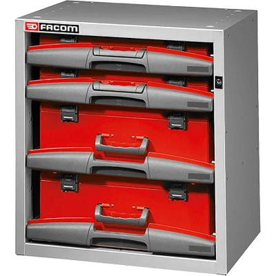 Afbeelding van Facom Matrix hoge kast met 4 uitneembare boxen F50000023