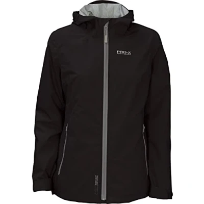 Afbeelding van Pro x Elements Outdoorjas Kim Dames Polyamide Zwart Maat 46