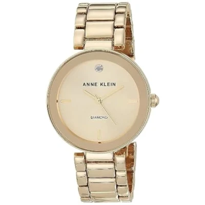 Afbeelding van Anne Klein damesarmbandhorloge met echte diamanten wijzerplaat