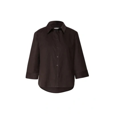 Afbeelding van Street One Overhemdblouse, Dames, Maat: 40, Braun