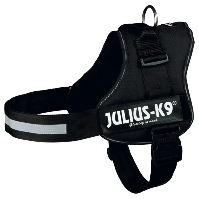 Afbeelding van Julius K9 Powerharness Zwart Hondenharnas 82 116x5.0 cm