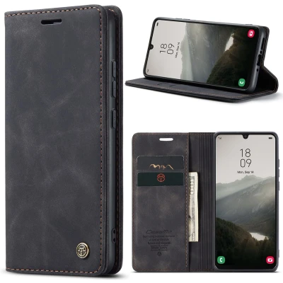 Afbeelding van CaseMe Telefoonhoesje geschikt voor Samsung Galaxy A34 5G Wallet Book Case Zwart