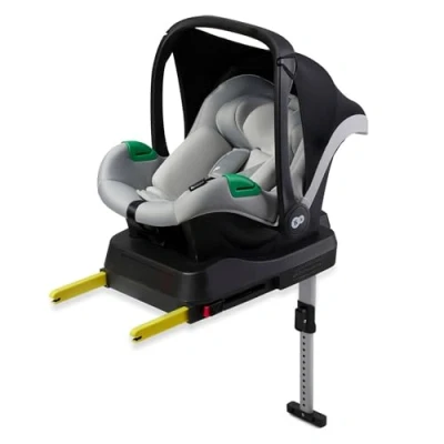 Afbeelding van Kinderkraft MINK PRO I size + Isofix Base Autostoeltje 40 75 cm vanaf de geboorte Grijs