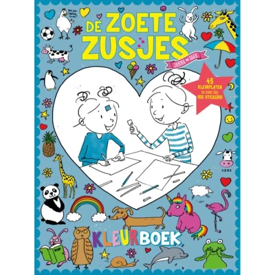 Afbeelding van De Zoete Zusjes kleurboek met meer dan 100 stickers (Paperback)