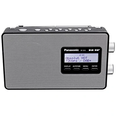 Afbeelding van Panasonic Rf D10Eg K Draagbare Dab+ Radio Zwart/Zilver