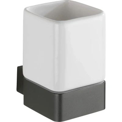 Afbeelding van Wenko Tandenborstelhouder Montella 10,5 Cm Porselein Wit
