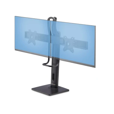 Afbeelding van StarTech.com Crossbar Dual Monitor Standaard Voor Bureau, Twee 27&quot; Schermen, VESA 75x75/100x100, In Hoogte Verstelbaar