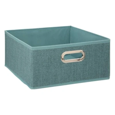 Afbeelding van 5Five Opbergmand petrol blauw 31 x 15 cm (M) Opvouwbaar