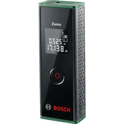Afbeelding van Bosch laser afstandsmeter Zamo in hoogwaardige kartonnen doos (eenvoudig en nauwkeurig meten tot max. 20 m, 3e gen. met adapterfunctie)