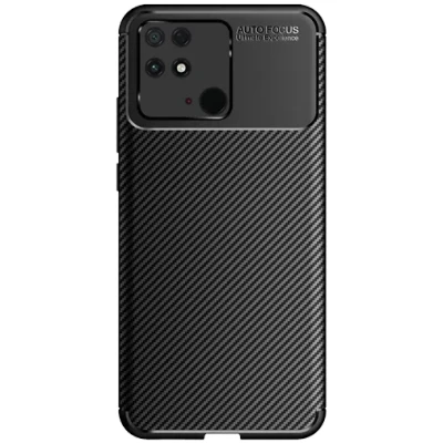 Afbeelding van Just in Case Rugged TPU Back Cover Zwart Poco C40