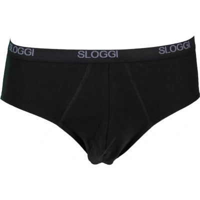 Afbeelding van 3x Sloggi basic midi heren slip zwart XL onderbroek