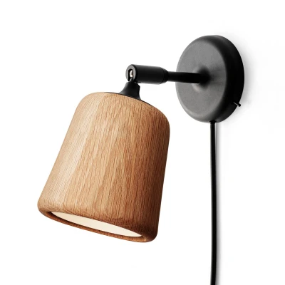 Afbeelding van New Works Material Original wandlamp eiken natuur