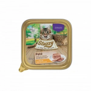 Afbeelding van Mister Stuzzy Cat Paté Sterilized Kattenvoer 32 x Kip 100 g