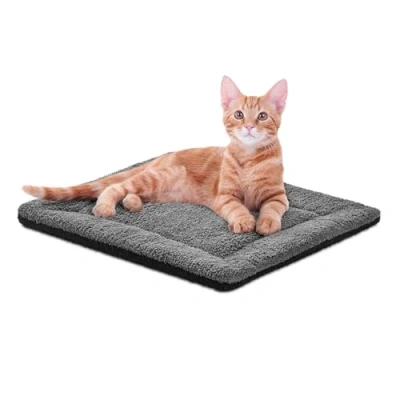 Afbeelding van K&amp;H PET PRODUCTEN Zelfverwarmende huisdier pad thermische kat en hond bed mat grijs/zwart, 53,3 cm x 43,18
