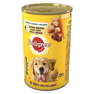 Afbeelding van Pedigree met kip en wortelen in gelei 400g