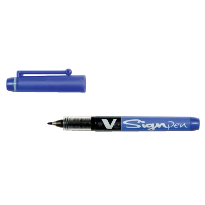 Afbeelding van Fineliner PILOT V Sign blauw 0.6mm