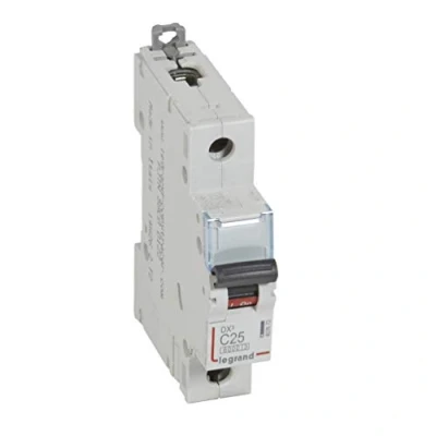 Afbeelding van Legrand autom dx3 6000a 10ka 1p c25 400v 1 module 407672