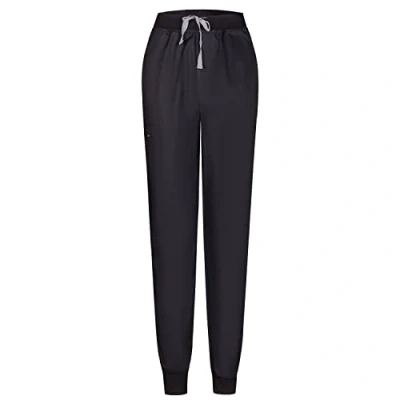 Afbeelding van MISEMIYA Uniseks sanitaire broek sanitair uniform, medische uniformen, werkbroek 8316, Zwart, L