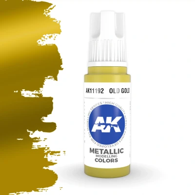 Afbeelding van Old Gold Metallic Modelling Colors 17ml AK11192