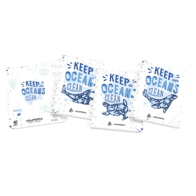 Afbeelding van Schrift Adoc Ocean Waste Plastics A4 144blz 90gr ruit 4x8mm