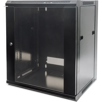 Afbeelding van Intellinet 711937 19inch patchkast (b x h d) 570 770 450 mm 15 HE Zwart (RAL 9005)