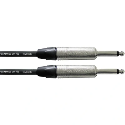 Afbeelding van Cordial CXI 1,5 PP Instrumenten Kabel [1x Jackplug male 6,3 mm 1x mm] 1.50 m Zwart