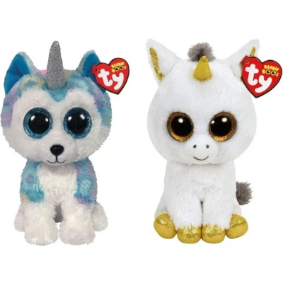 Afbeelding van Ty Knuffel Beanie Buddy Helena Husky &amp; Pegasus Unicorn