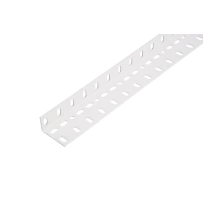 Afbeelding van Alberts 433888 Conceptor® hoekprofiel wit kunststof gecoat RAL 9016 geperforeerd 1000 x 25 45