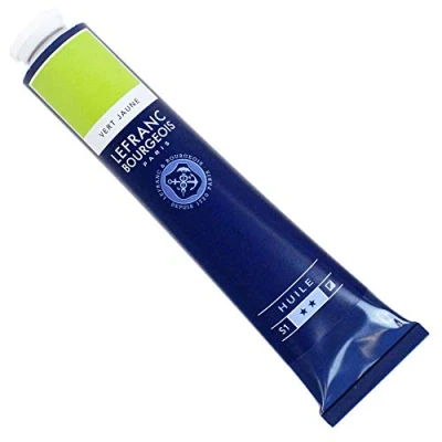 Afbeelding van Lefranc Bourgeois 810078 Fijne olieverf, gladde en sterk gepigmenteerde lichtecht, verouderingsbestendig 150ml Tube, Chrom Green Ligh